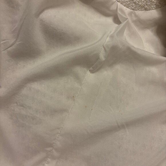 WhiteRoom + Cactus Cream Textured Tweed Cropped Blazer – Size S (Good Condition) - Picture 6 of 8